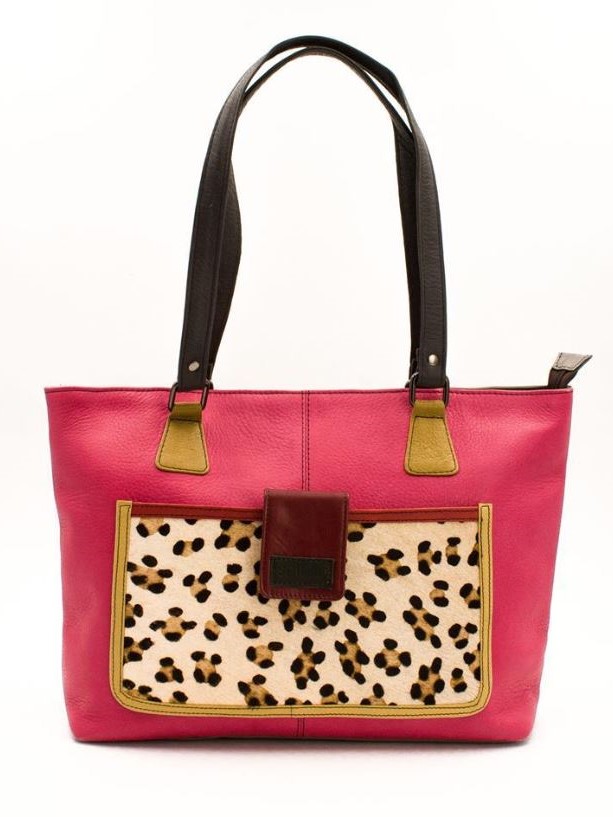 Borsa Soruka tote in pelle multicolore Temis.