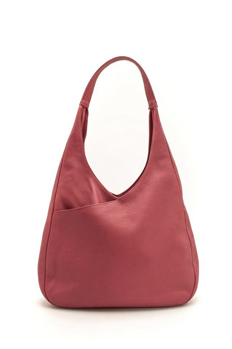 Borsa spalla manico unico Rosso fragola Khidirpur