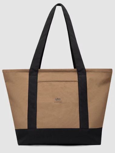 Borsa Strata TOTE BAG a spalla in tessuto eco friendly Caramel