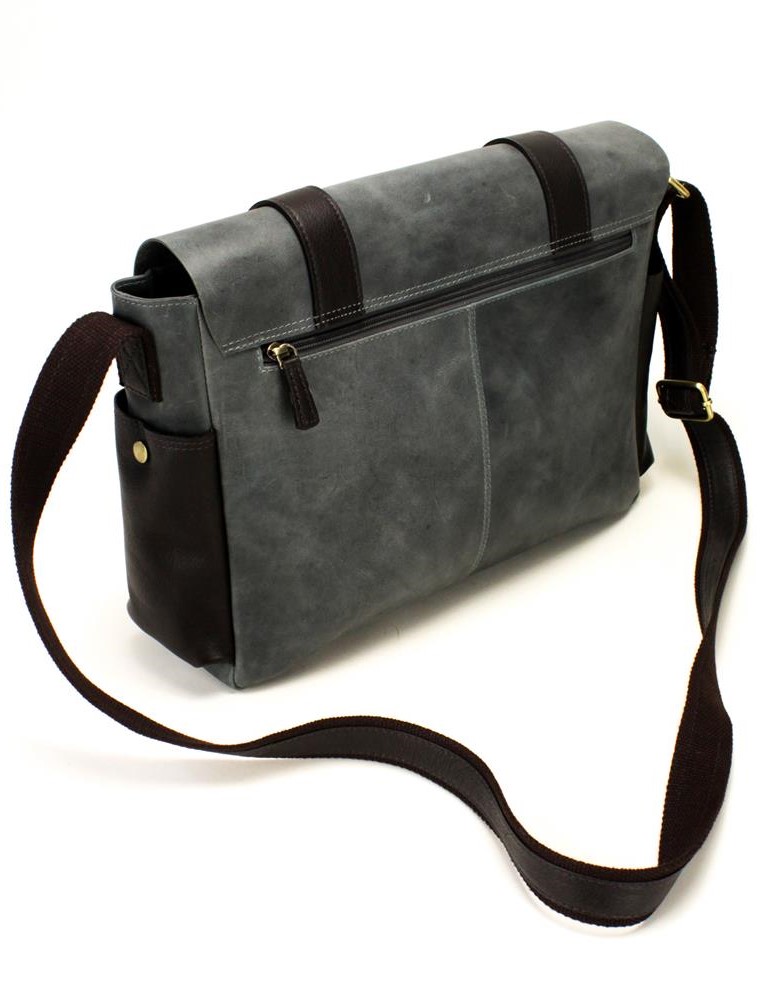 Borsa in pelle da lavoro Ardesia Alipore