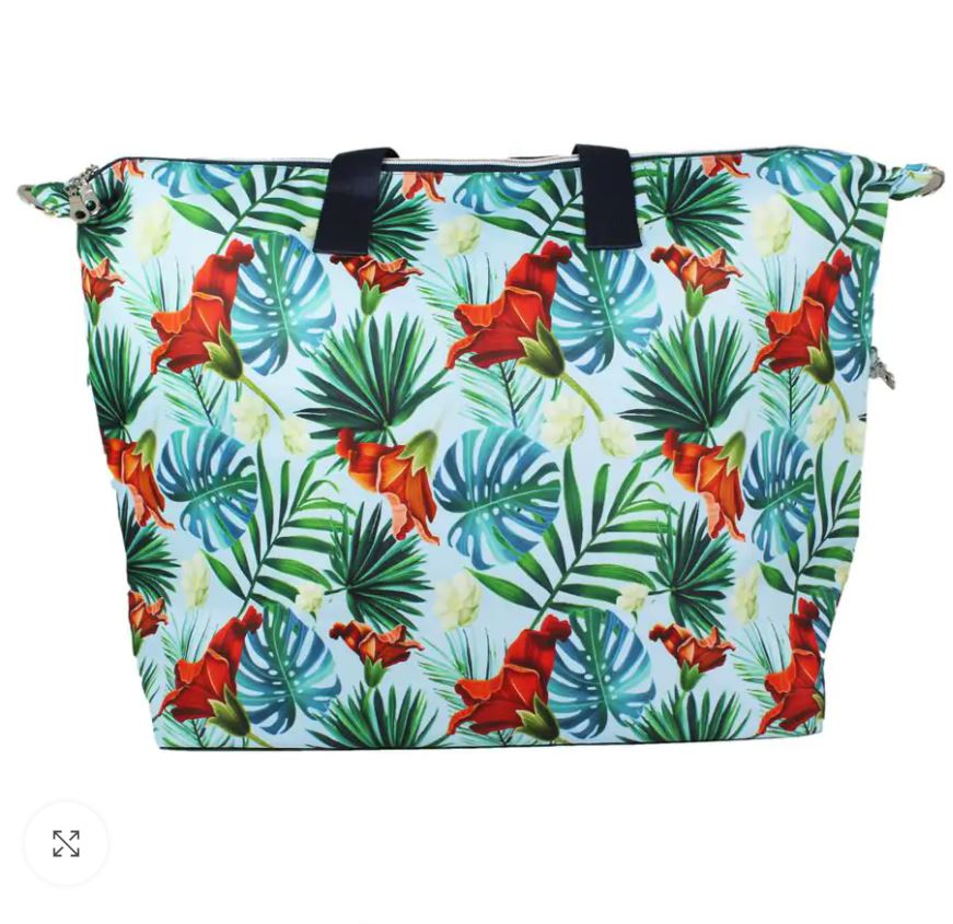 Borsa grande weekend in tessuto impermeabile Bloom