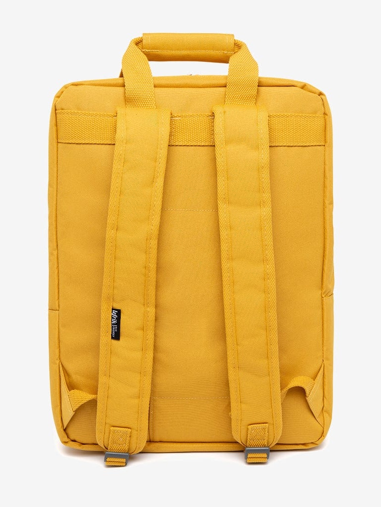 Borsa Zaino DAILY in tessuto eco friendly Giallo Mustard - Lefrik