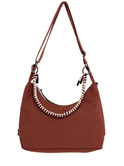Borsa tracolla BICO in tessuto ecofriendly Arles BRONZE Lefrik