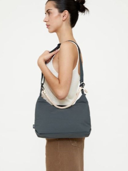 Borsa tracolla BICO in tessuto ecofriendly Arles Leaf Lefrik