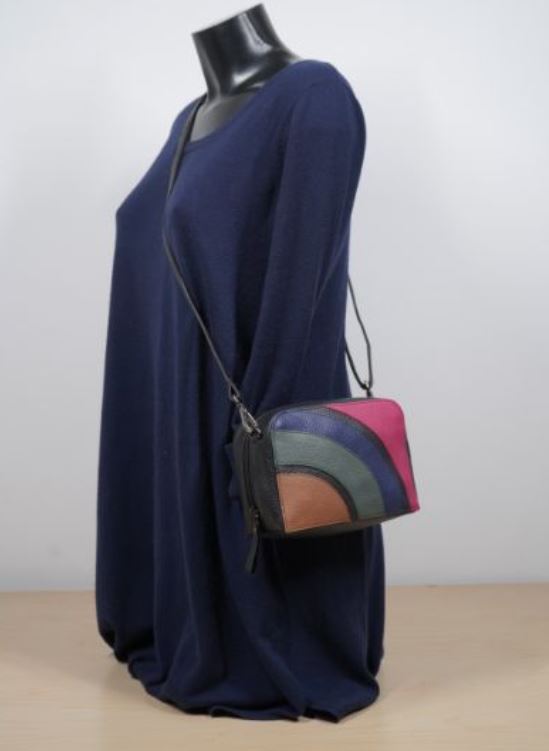 Borsetta in pelle tracolla Pari Rainbow