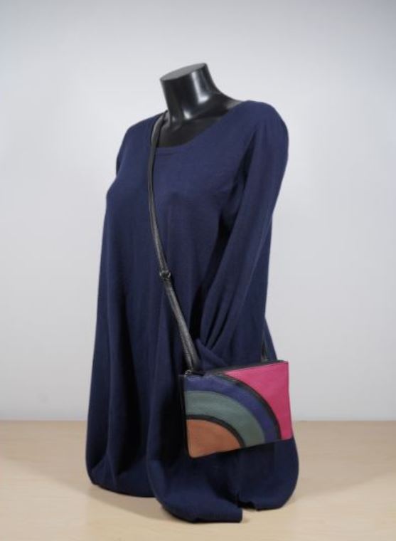 Borsetta in pelle tracolla Malvarosa Rainbow