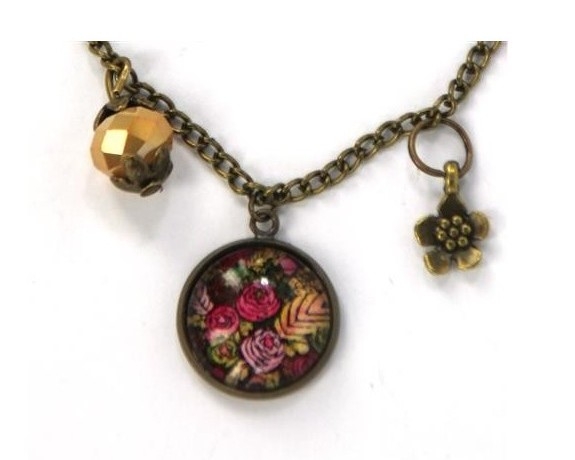 Bracciale con pendagli metallo anticato Fantasia autunno - Soul Scope