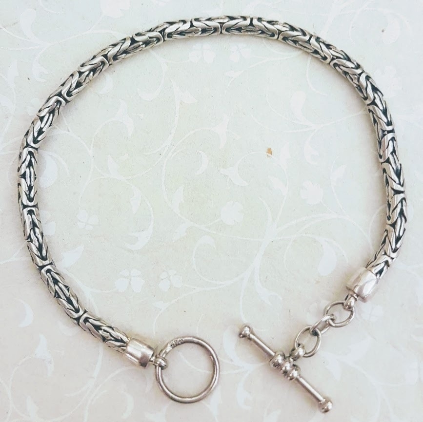 Bracciale in Argento snake Borobudur