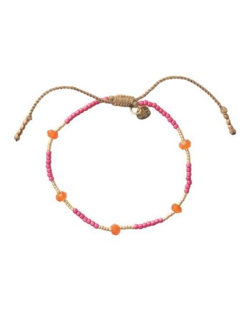 Bracciale Warrior regolabile con Corniola - A Beautiful Story