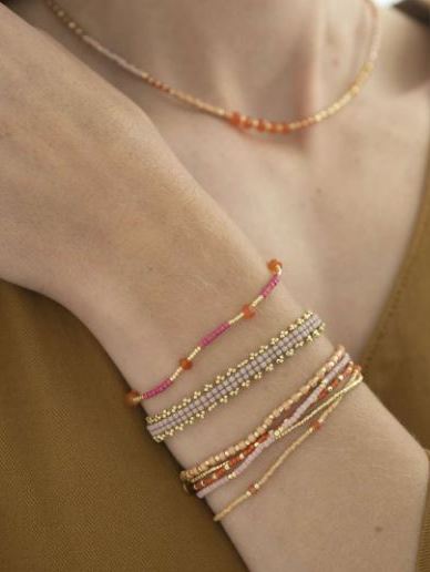 Bracciale Warrior regolabile con Corniola - A Beautiful Story