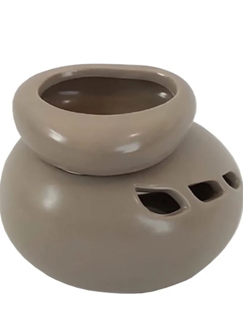 Brucia essenze diffusore in ceramica Beige pietre SPA