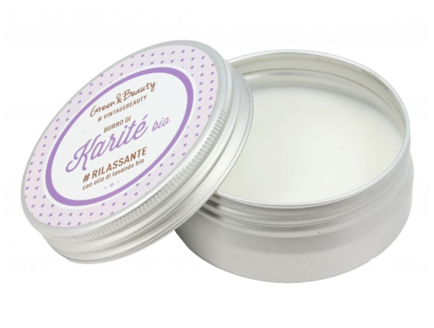 Burro di Karitè lenitivo con lavanda BIO 50ml - Green and Beauty