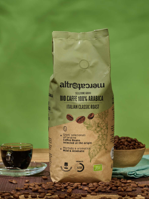 Caffè in grani 100% Arabica BIO
