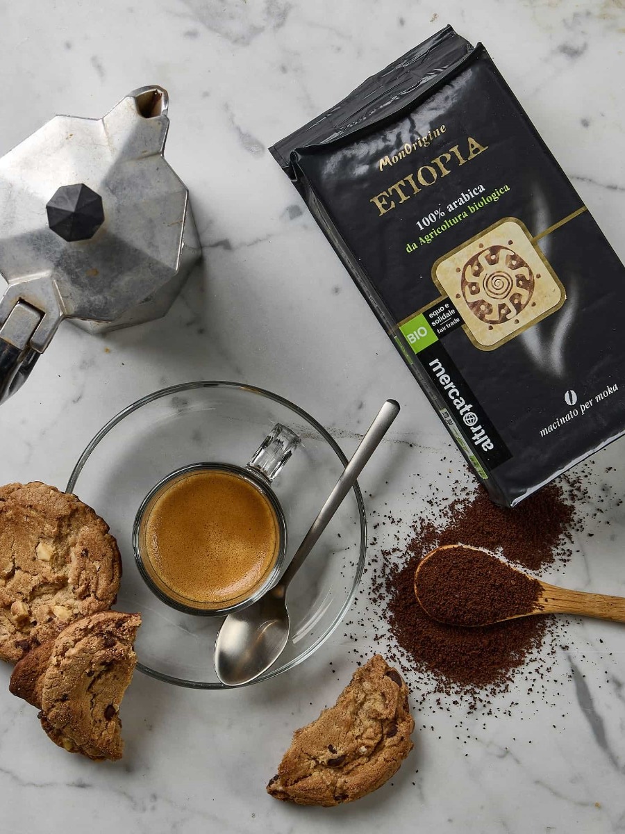Caffè monorigine Etiopia 100% arabica BIO