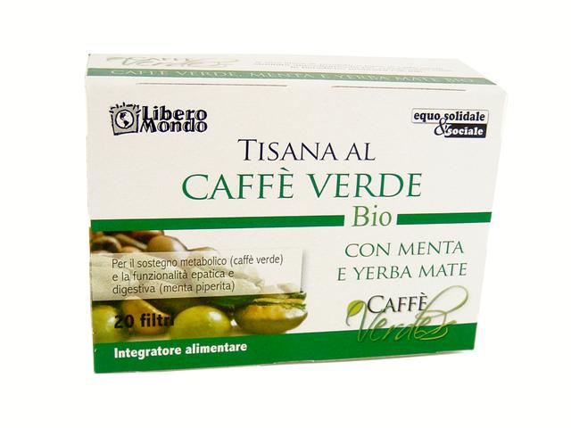 Caffè verde, menta, yerba mate BIO in bustine - Libero Mondo