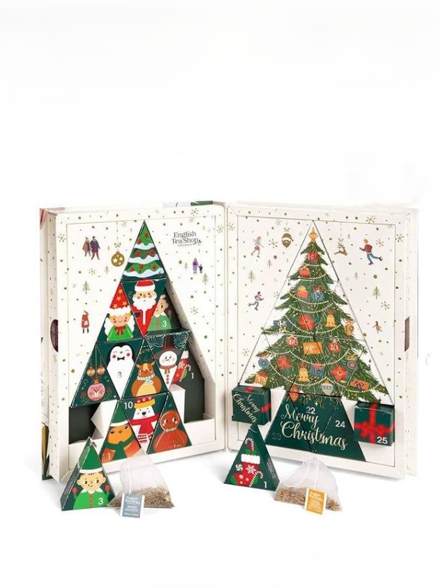 Calendario dell'avvento Libro grande rosso English Tea Shop