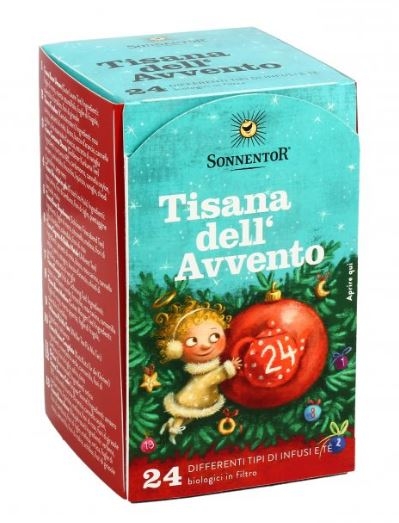 Calendario dell'avvento con infusi biologici SONNENTOR