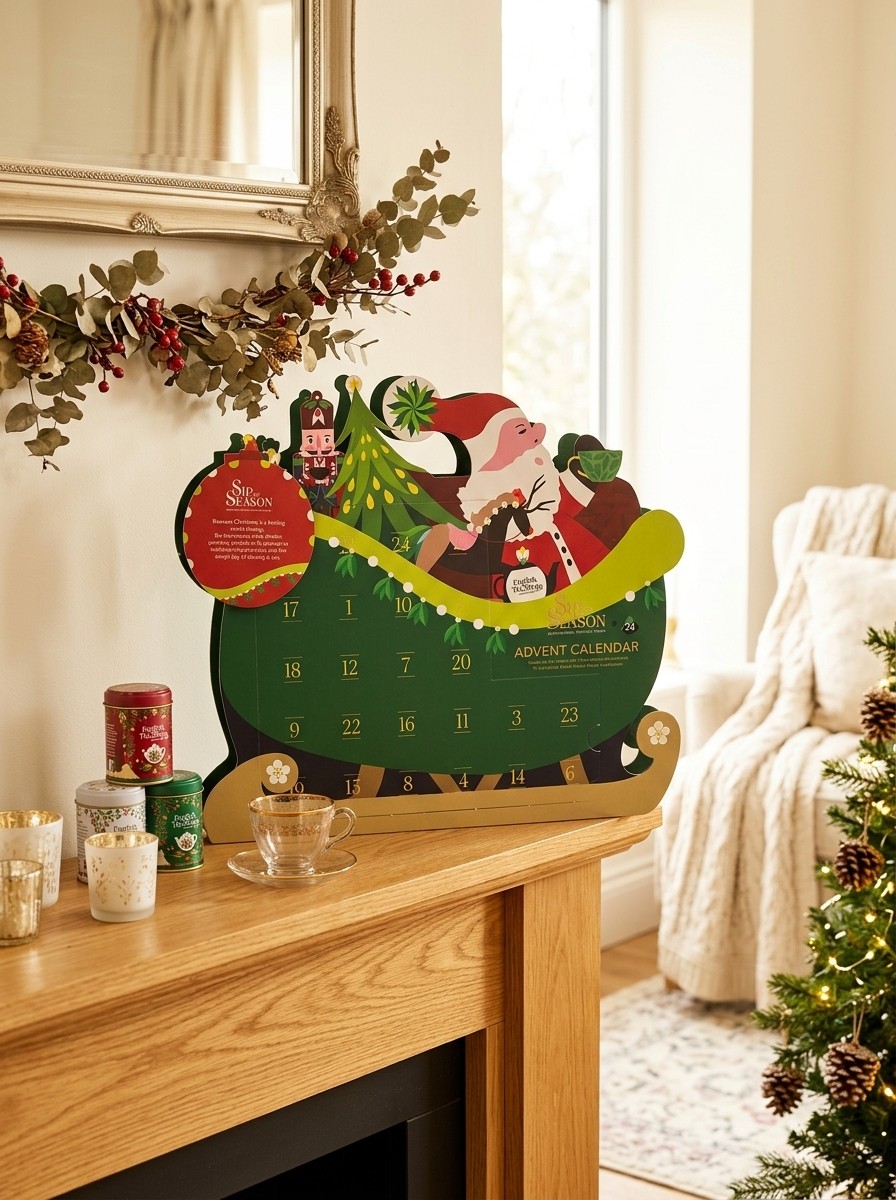 Calendario dell'avvento grande SLITTA English Tea Shop