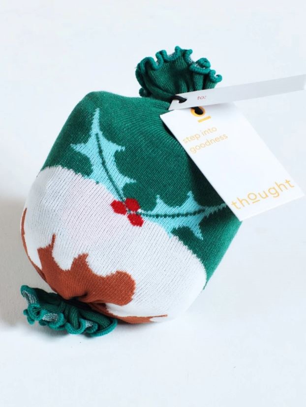 Calzini natalizi Uomo in Bamboo Set 2 paia Christmas Pudding