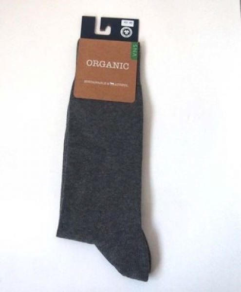 Calze uomo Grigio scuro con cashmere e cotone biologico