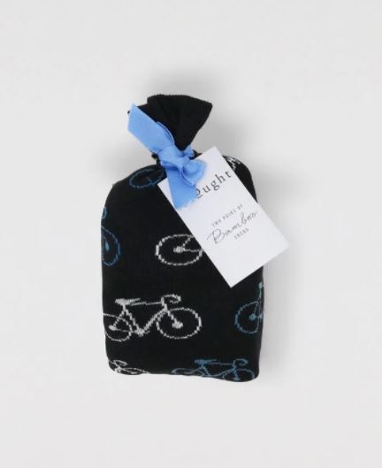 Calzini in bamboo Bici neri in a Bag - Thought
