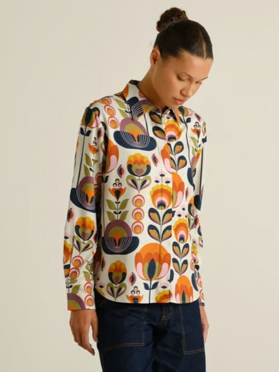 Camicia donna classica Nydalen Autumn Harvest