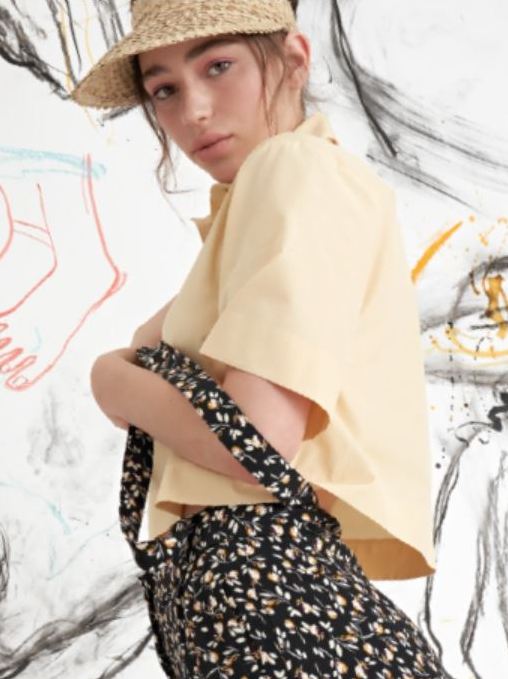 Camicia corta Renta crema