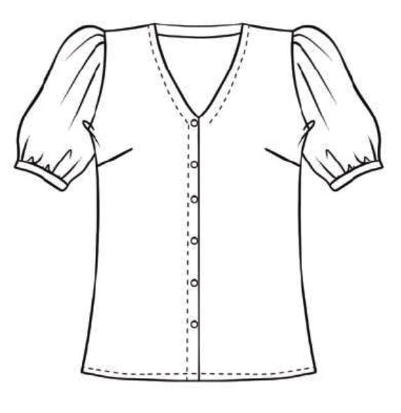 Modello camicia Silene