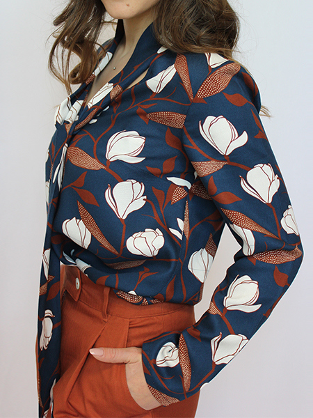 Blusa in viscosa fantasia Affinity fantasia 