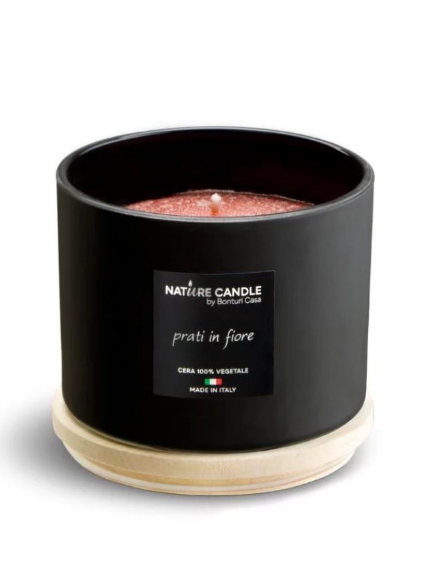 Candela profumata naturale Prati in fiore Grande