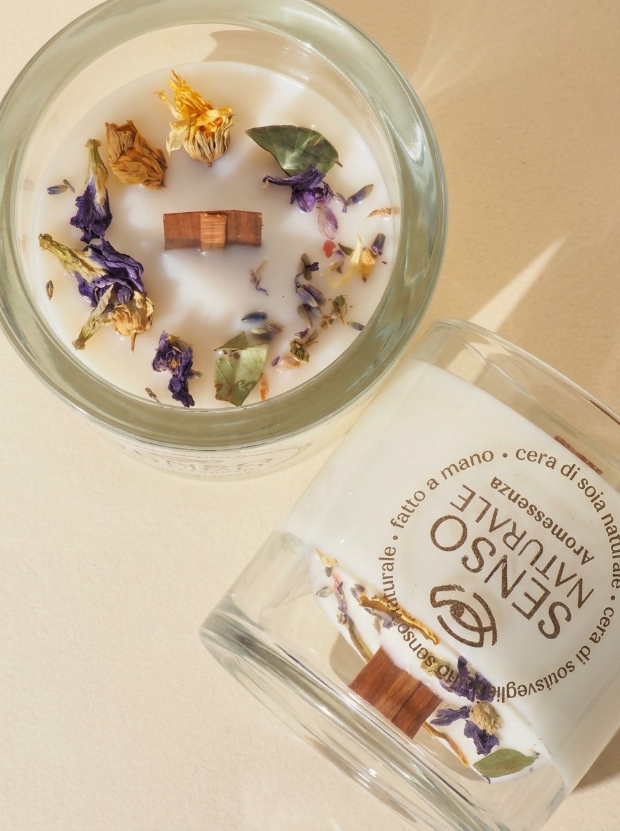 Candela profumata Notti d'Estate al Geranio e Lavanda Small
