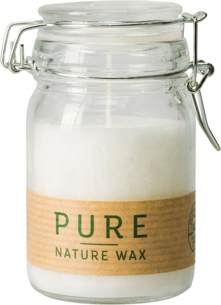 Candela con oli naturali Pure Wax in vasetto di vetro - Cocco