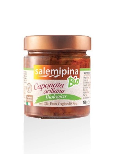 Caponata di melanzane Bio 180gr I FRUTTI DEL SOLE