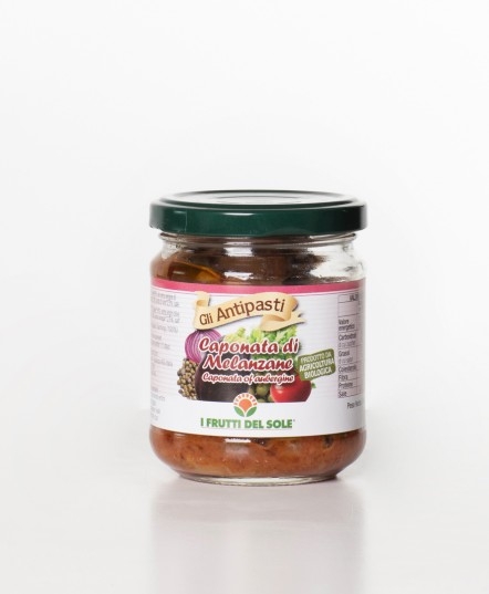 Caponata di melanzane Bio 180gr I FRUTTI DEL SOLE