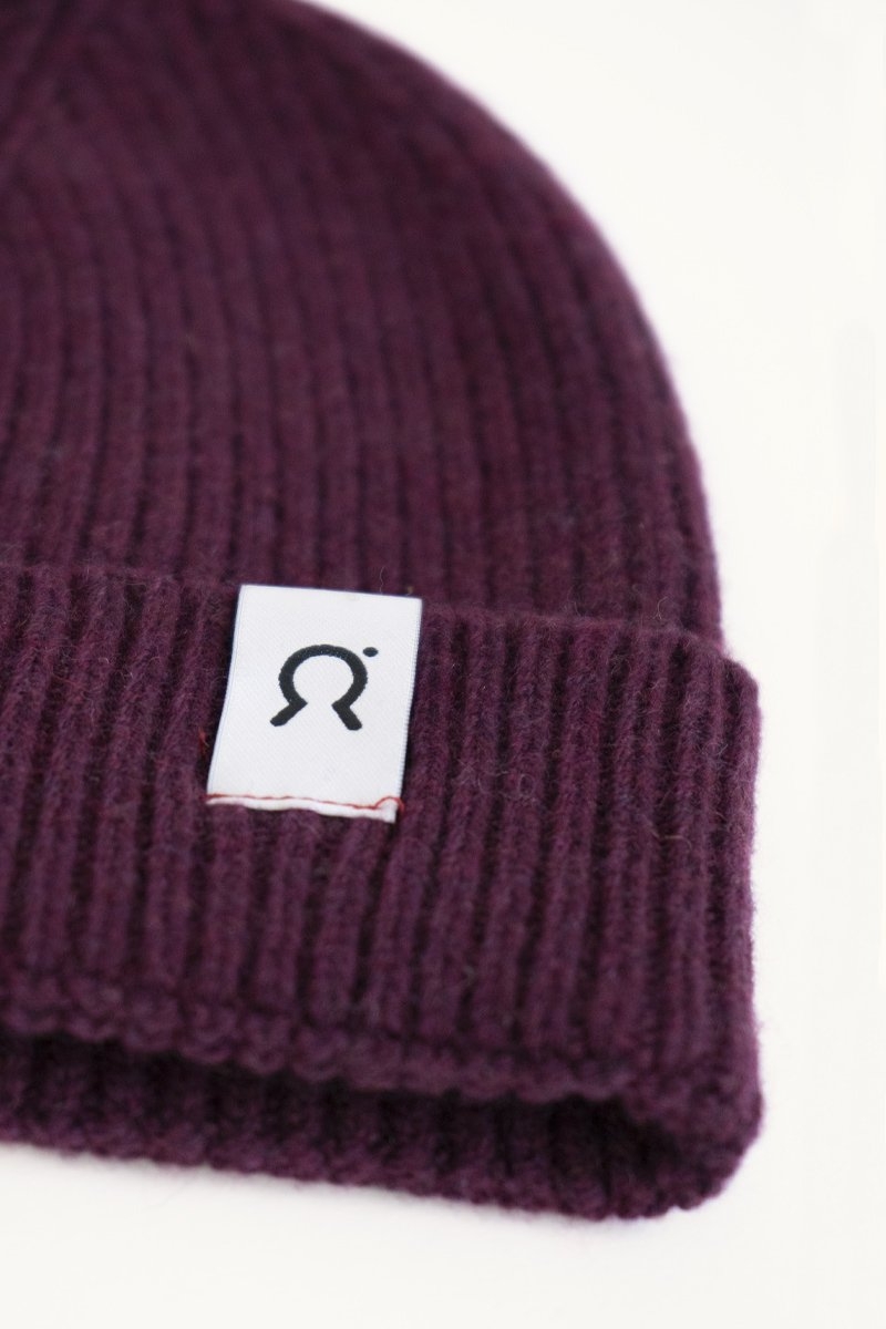 Berretto in cashmere rigenerato Marcello colore Viola - Rifò