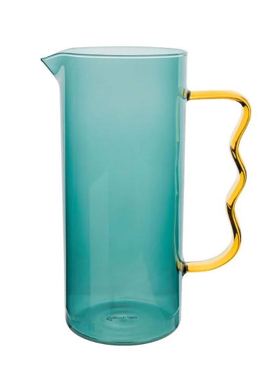 Caraffa in vetro RAINBOW grande Verde