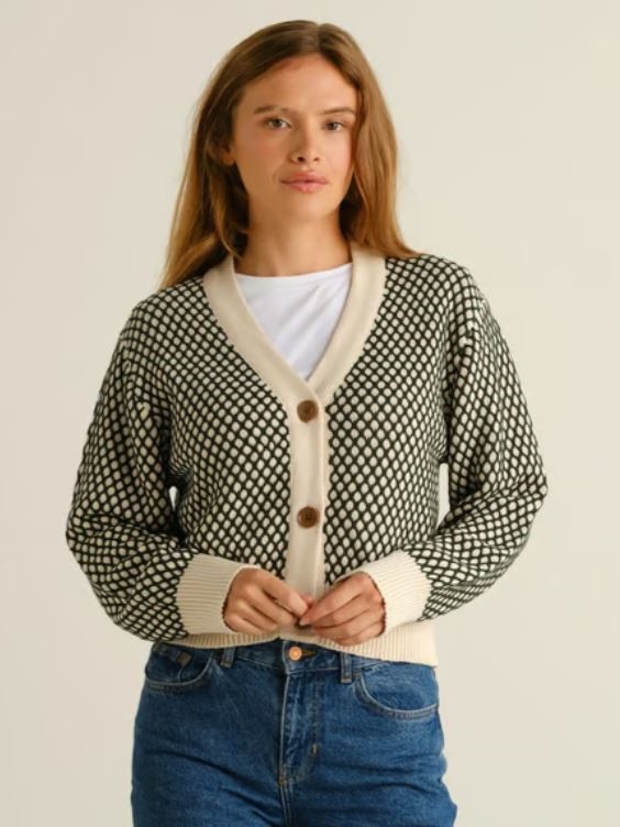 Cardigan donna Kanan Bubble Green vanilla