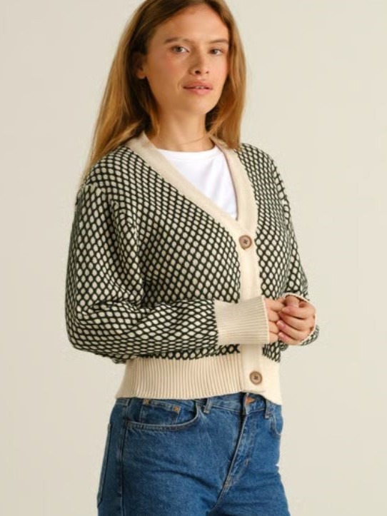 Cardigan donna Kanan Bubble Green vanilla