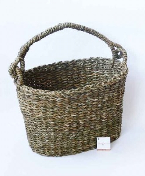 Cesto in hoogla con manico 40x25 h26