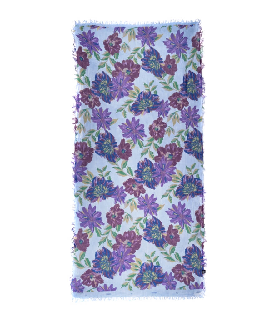 Foulard sciarpa Bamboo Cezanne azzurro