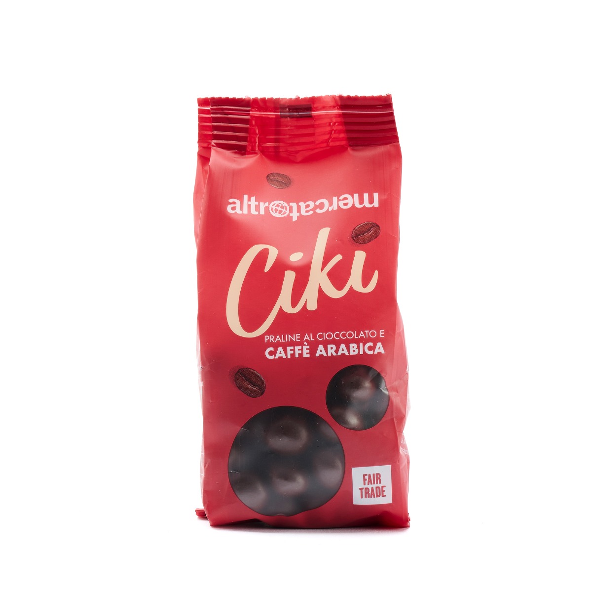 Ciki Dragees cioccolatini di caffè ricoperti al cioccolato, Altromercato.