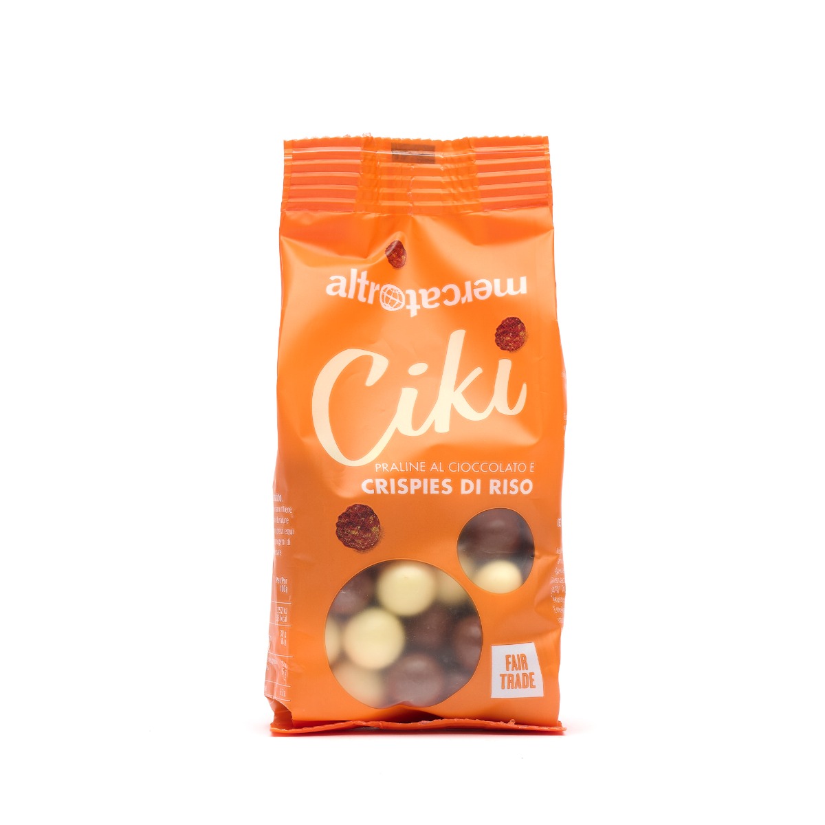 Ciki dragée praline crispies di riso soffiato al cioccolato.