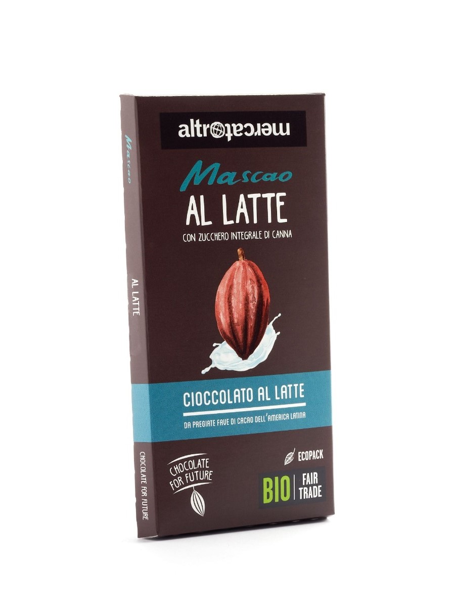 Cioccolato al latte Mascao tavoletta da 100gr