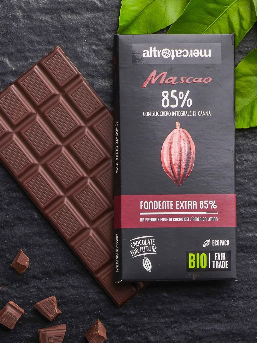 Cioccolato fondente 85% Mascao con Muscovado