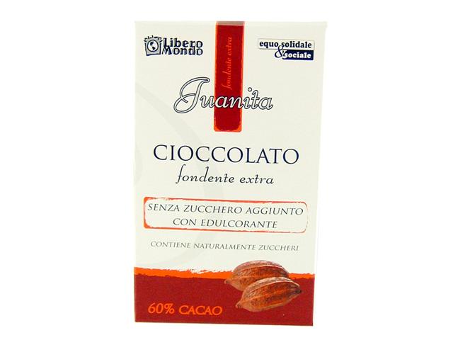 Cioccolato fondente senza zucchero