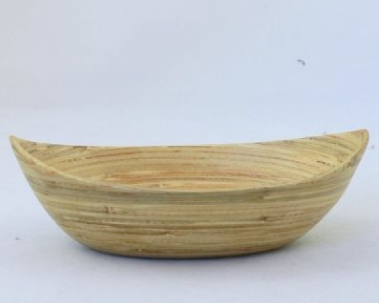 Ciotola bambù naturale 19x12x5.5 cm