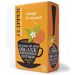 Infuso Arancia e Cocco 20 filtri CLIPPER