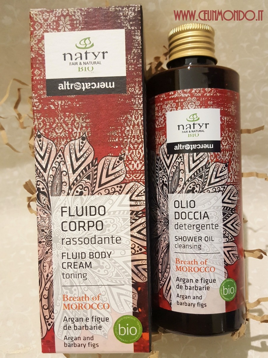Cofanetto regalo Argan e Figue de Barbarie con Bagno doccia e Fluido corpo