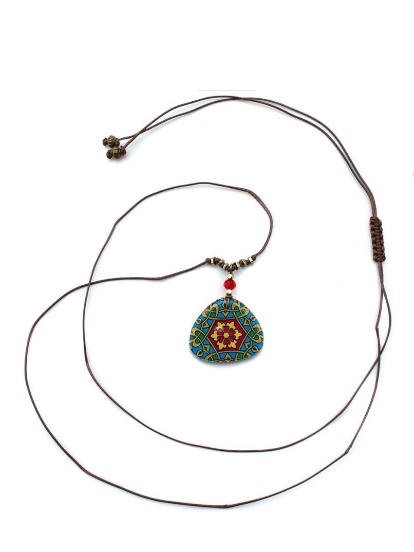Collana con ciondolo in ceramica maioliche Azar