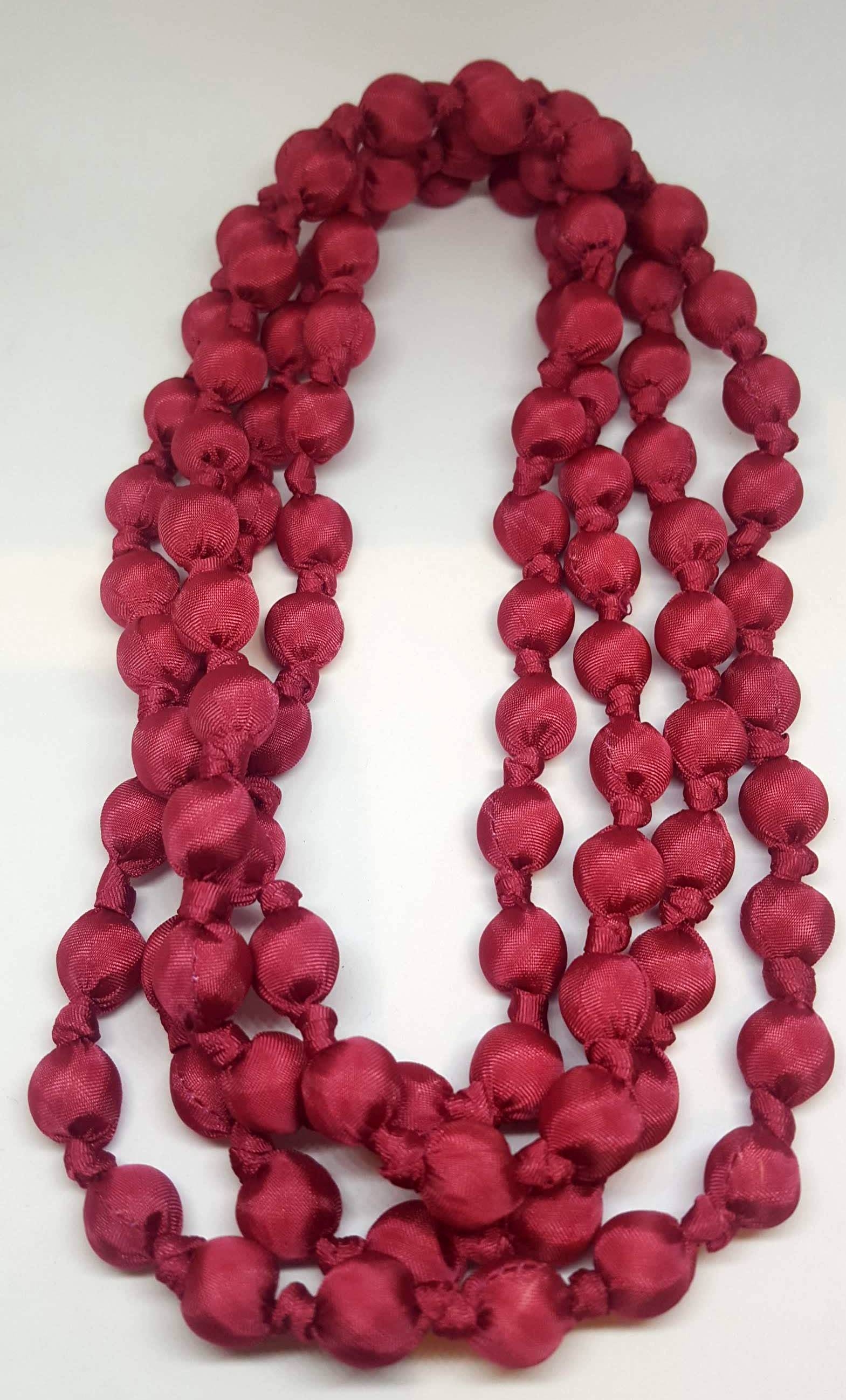 Collana in seta magenta CRAFTLINK